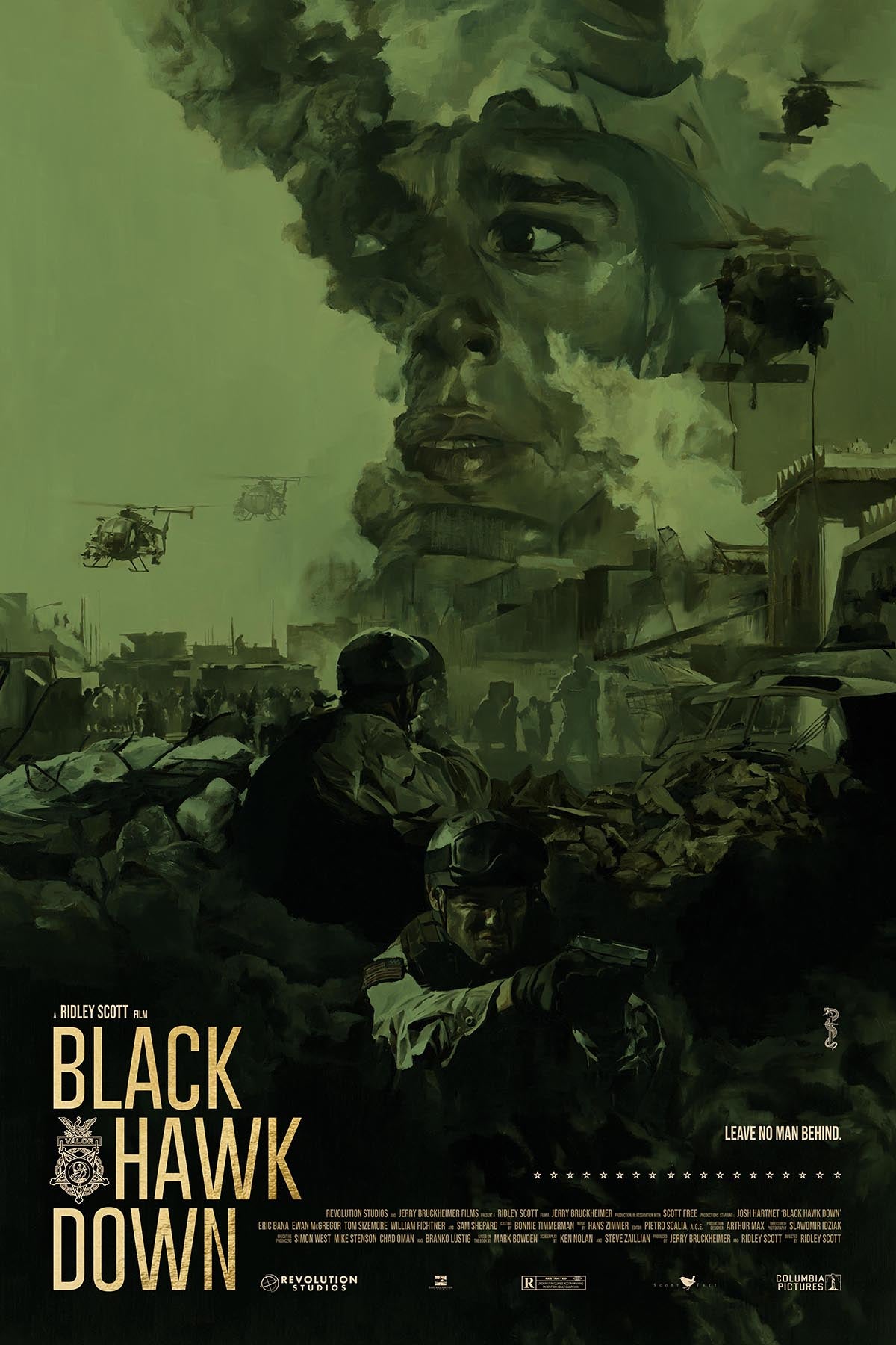'Black Hawk Down' Night Vision Variant Artist Proof Print