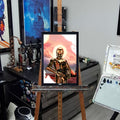 'C3-P0' Oil Painting