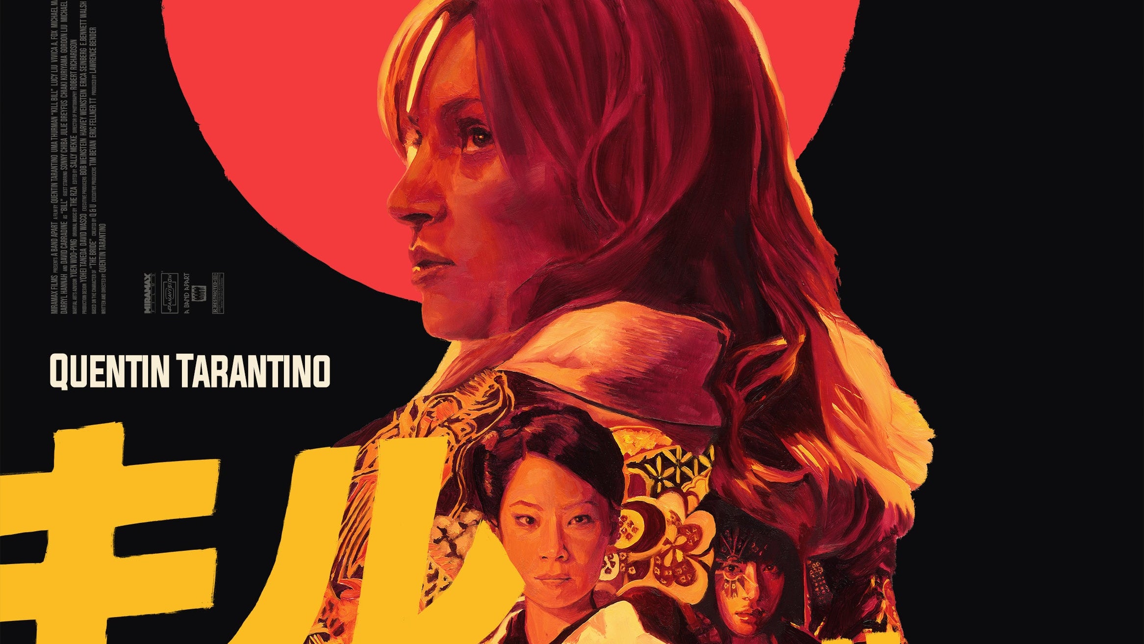 'Kill Bill Vol I' Red Foil Variant Artist Proof Print