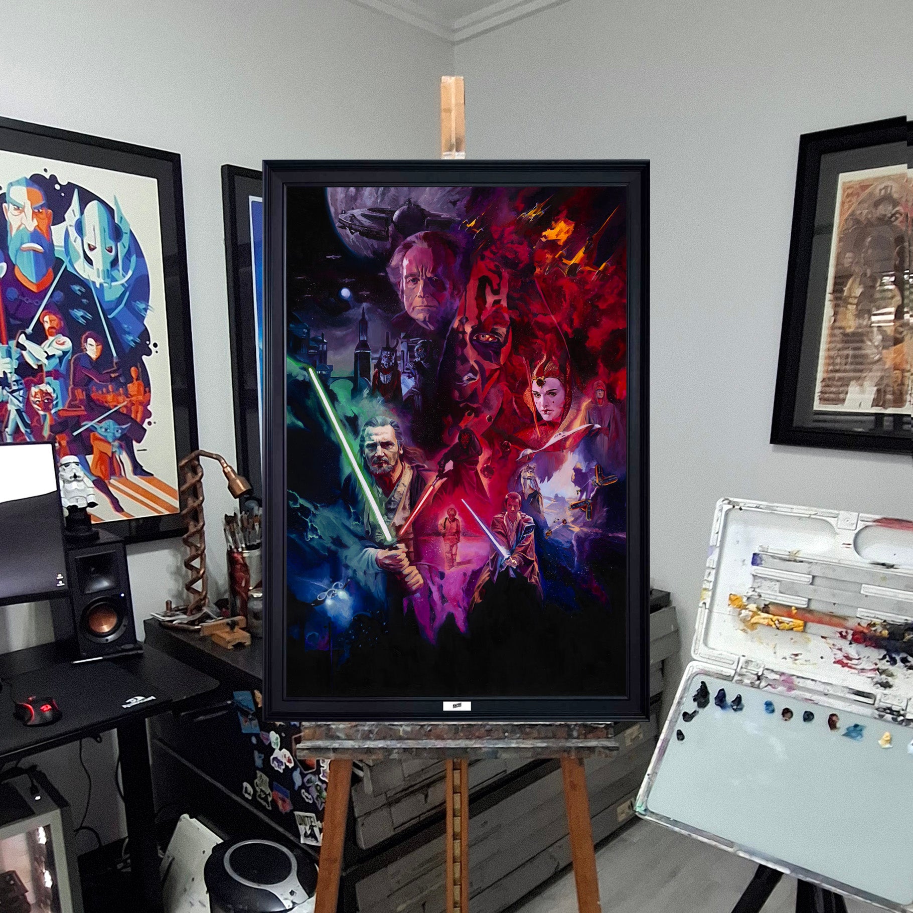 'Phantom Menace' Oil Painting