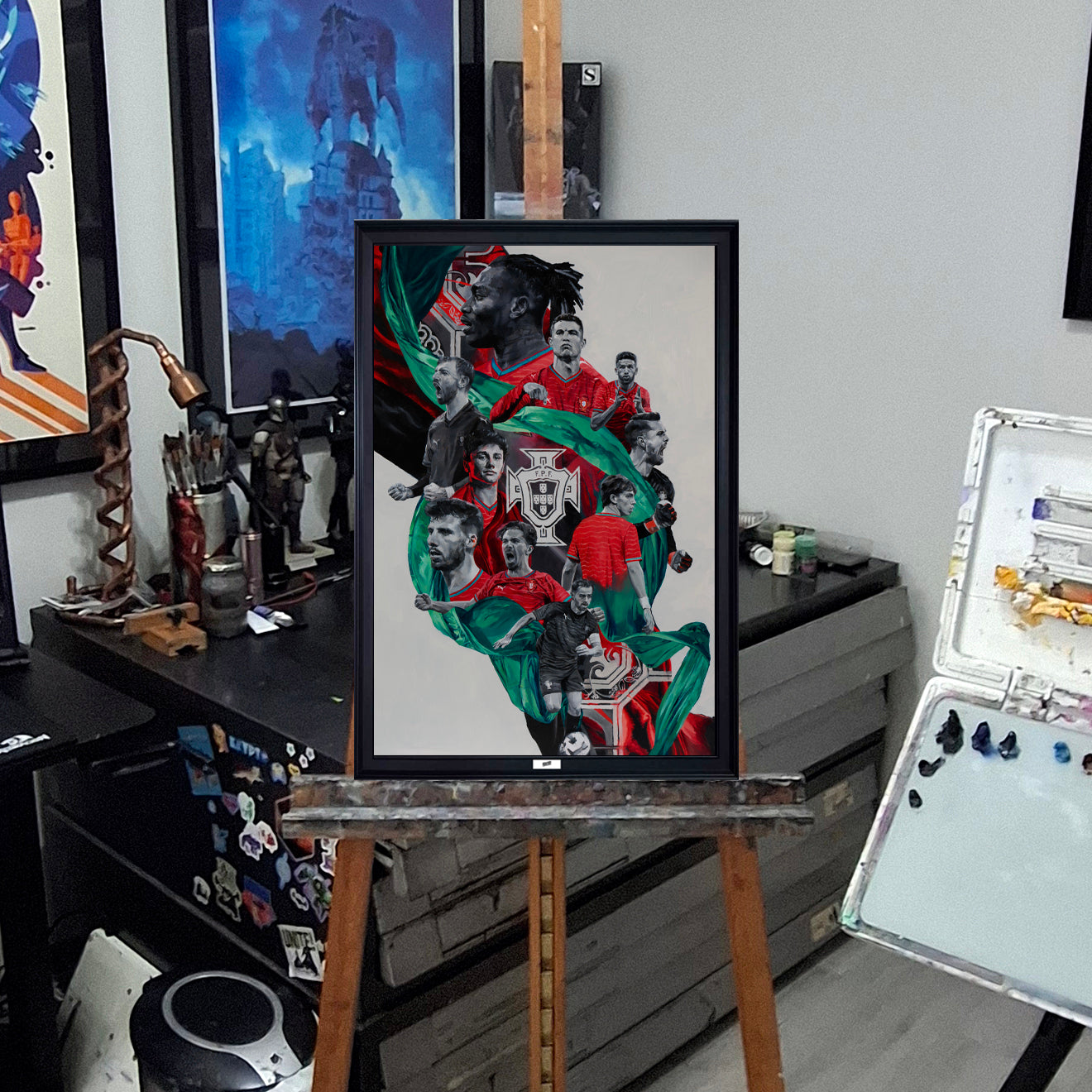 'Portugal World Cup 2026' Oil Painting