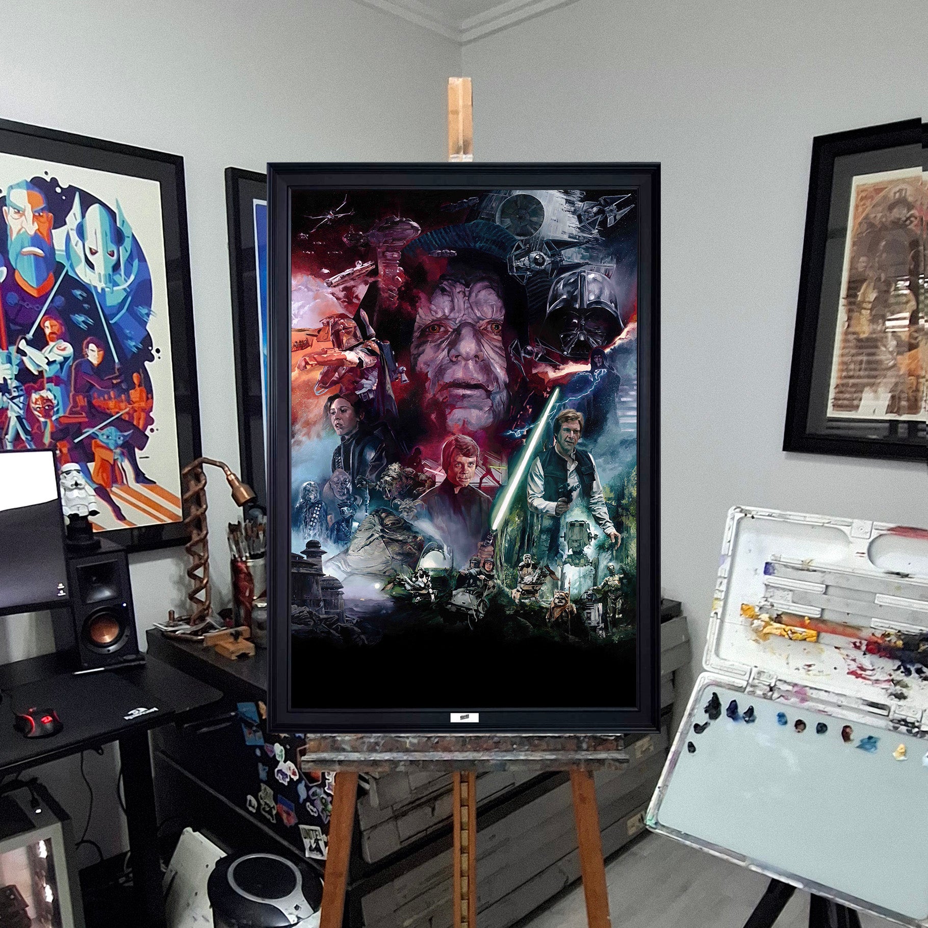 'Return of the Jedi' Oil Painting