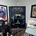 'Sorcerer' Oil Painting