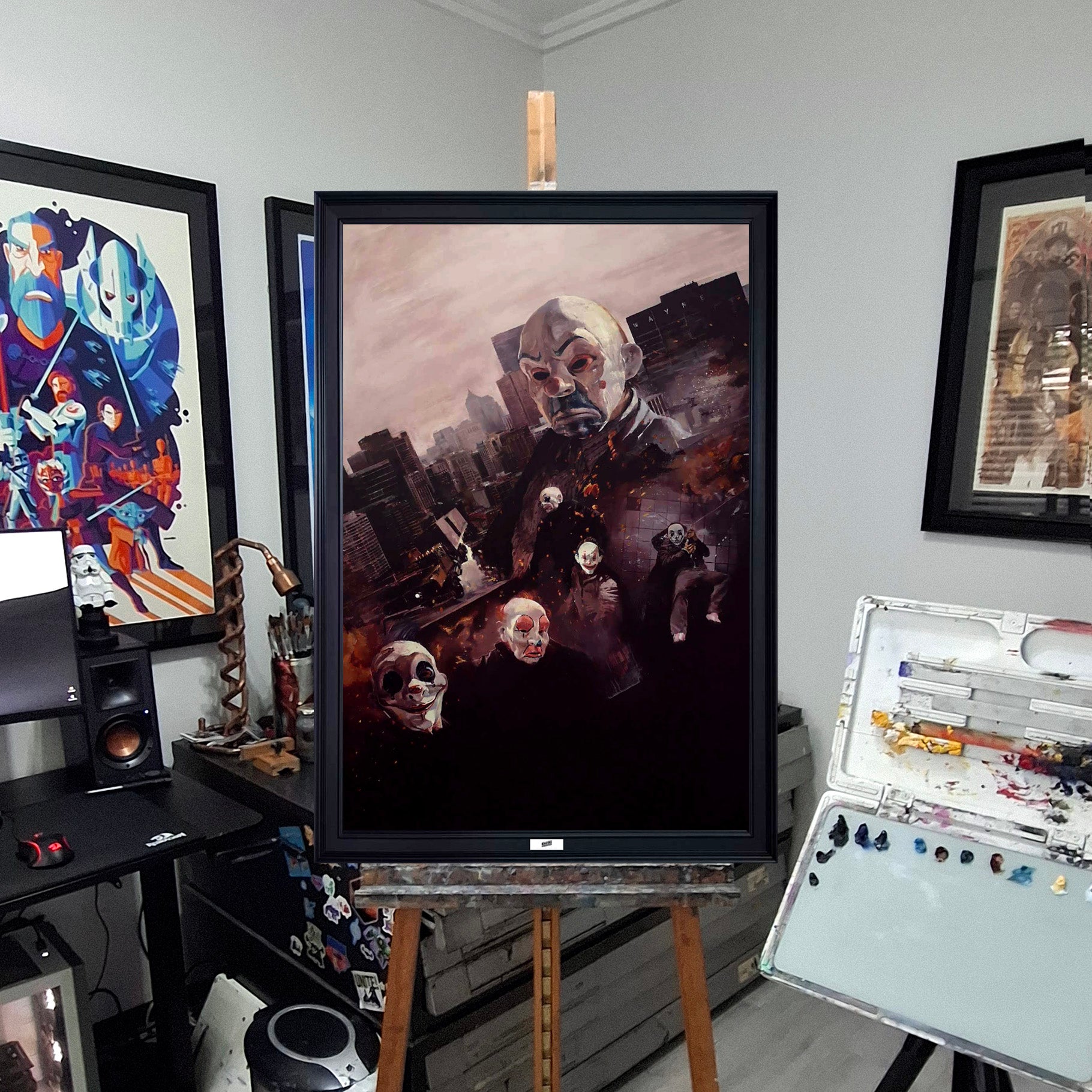 'The Dark Knight' Oil Painting
