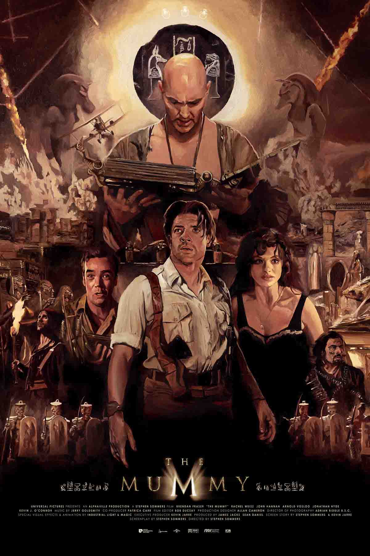 'The Mummy' Artist Proof Print