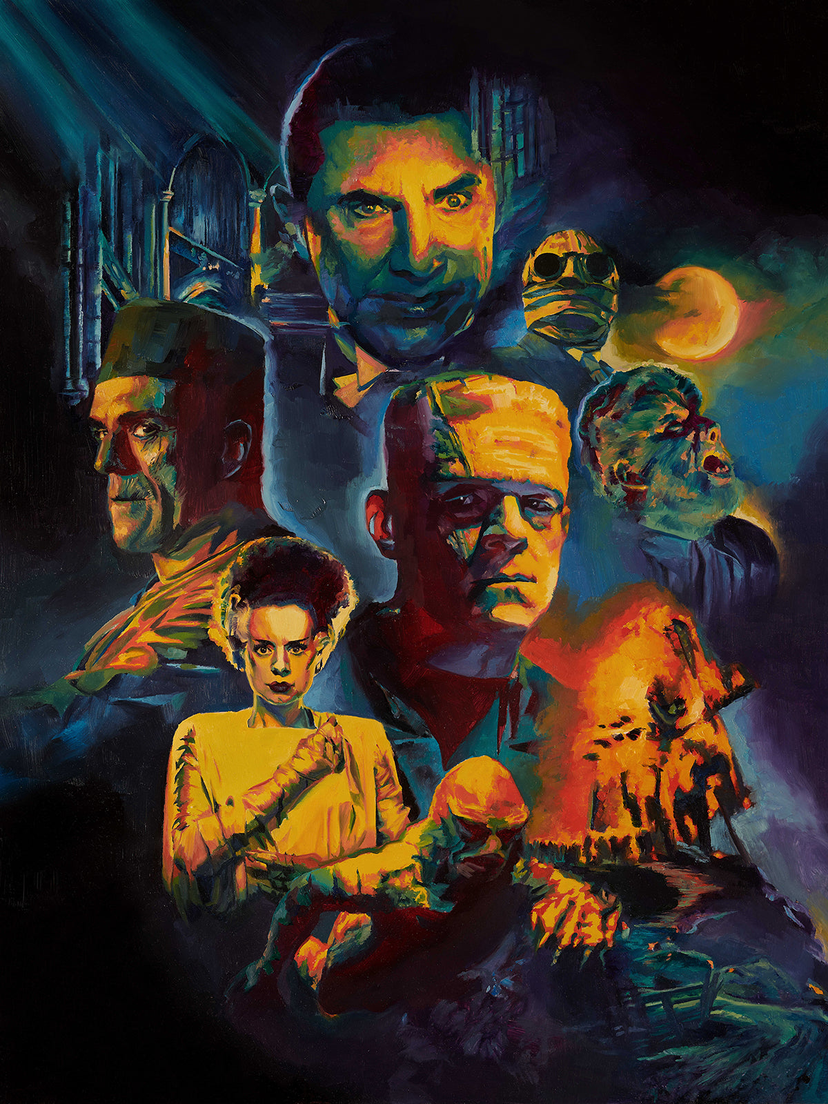 'Universal Monsters' Artist Proof Print